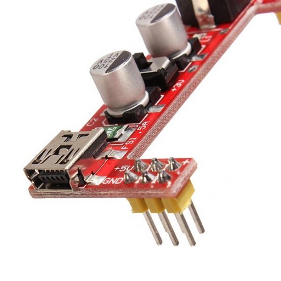 2-Way 5V / 3.3V Breadboard Power Module