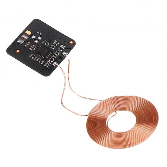 20pcs 5V 0.6A 3W Qi Standard Wireless Charging DIY Coil Receiver Module Circuit Board Wireless Charging Coil for Smart Phone