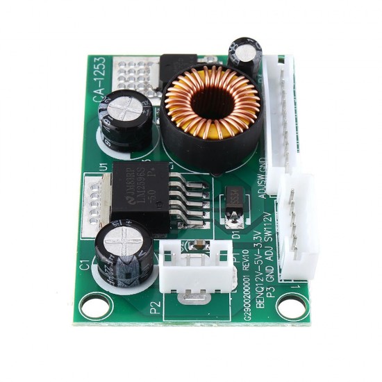 20pcs DC12V to DC5V/3.3V 3A Converter Step Down Module CA-1253 Power Supply Board 20pcs DC12V to DC5V/3.3V 3A Converter Step Down Module CA-1253 Power Supply Board