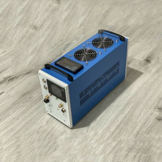 2800W AC110-220V 12A Power Supply with 0-600°C/1000°C Overload AlFoot Switch Integrated Induction Heating Machine with Water and Cold Air Module