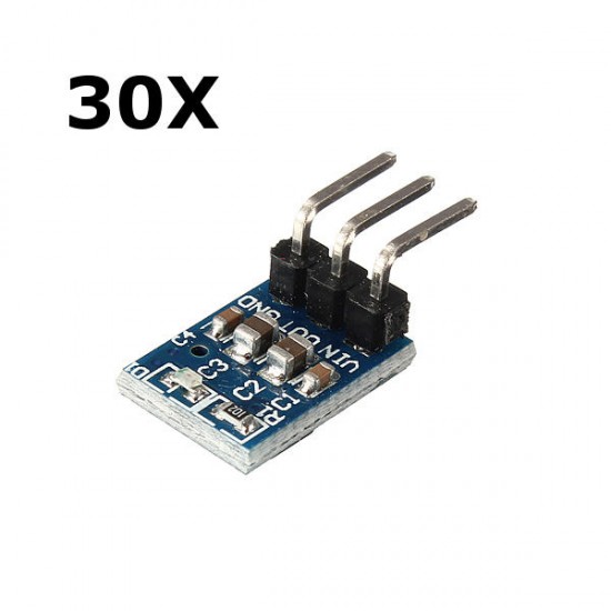 30Pcs 5V To 3.3V DC-DC AMS1117 800MA Step Down Power Supply Buck Module 30Pcs 5V To 3.3V DC-DC AMS1117 800MA Step Down Power Supply Buck Module