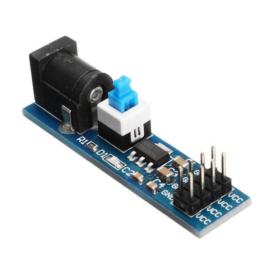 3Pcs AMS1117 5V Power Supply Module With DC Socket And Switch