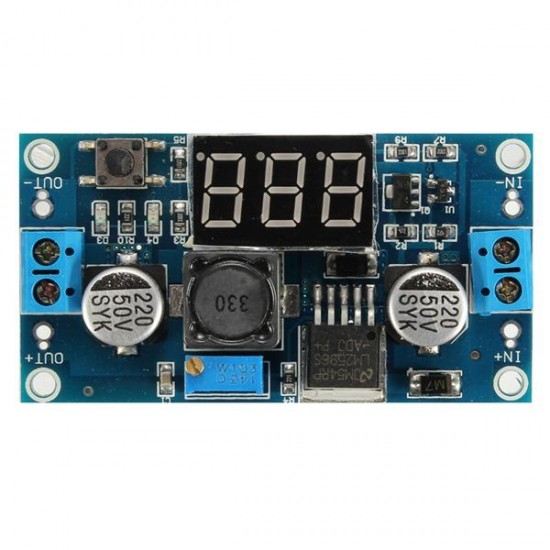 3Pcs LM2596 DC-DC Voltage Regulator Adjustable Step Down Power Supply Module With Display 3Pcs LM2596 DC-DC Voltage Regulator Adjustable Step Down Power Supply Module With Display
