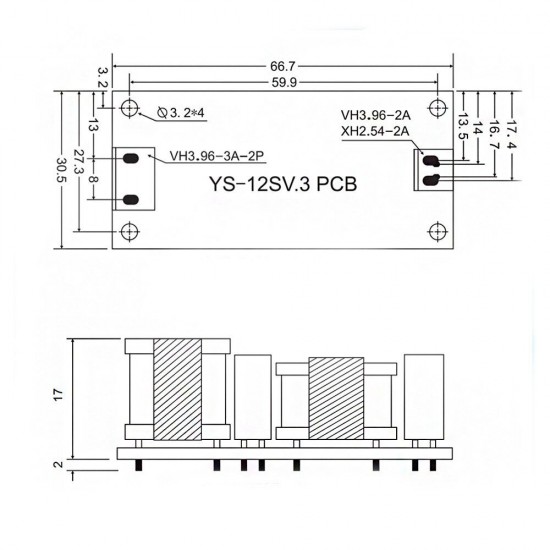 3Pcs YS-U12S12H AC to DC 12V 1A Switching Power Supply Module AC to DC Converter 12W Regulated Power Supply 3Pcs YS-U12S12H AC to DC 12V 1A Switching Power Supply Module AC to DC Converter 12W Regulated Power Supply