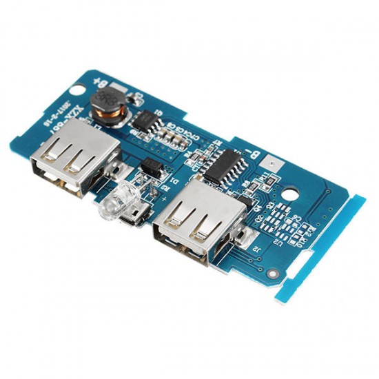 3pcs 3.7V To 5V 1A 2A Boost Module DIY Power Bank Mainboard Circuit Board Under Voltage Protection
