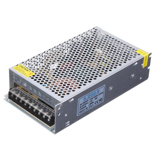 3pcs AC110V/220V to DC5V 40A 200W Switching Power Supply 200*110*50mm 3pcs AC110V/220V to DC5V 40A 200W Switching Power Supply 200*110*50mm