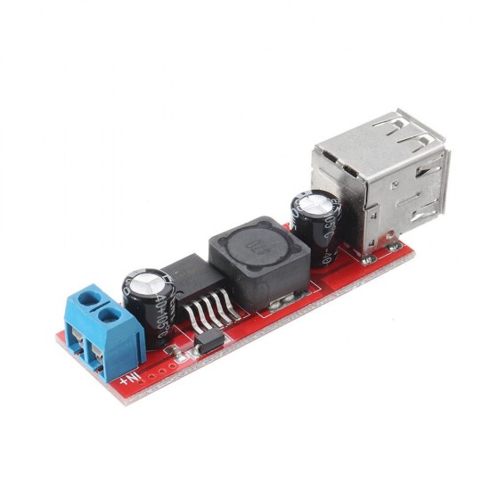 3pcs Dual USB Output 9V/12V/24V/36V to 5V DC-DC Vehicle Charging 3A Buck Voltage Regulator Power Supply Module