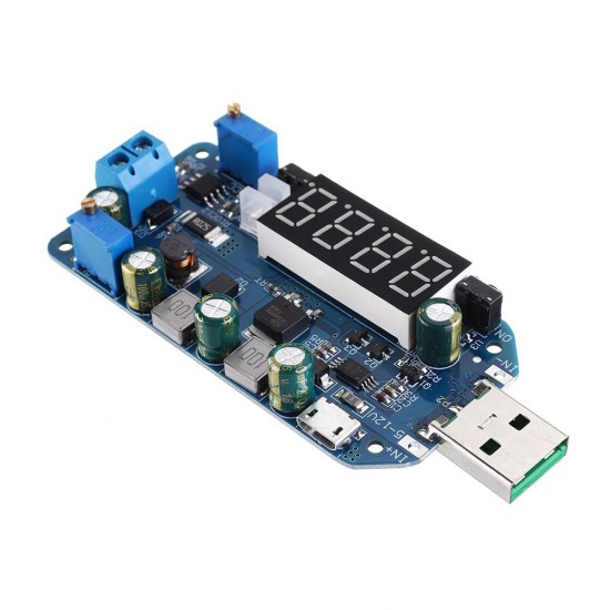3pcs USB Boost Module 5V to 9V12V Step Up Module Adjustable Voltage Current Display Charging Router Converter without Shell 3pcs USB Boost Module 5V to 9V12V Step Up Module Adjustable Voltage Current Display Charging Router Converter without Shell