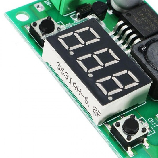 3pcs LM2596 DC-DC 1.3V - 37V 3A Adjustable Buck Step Down Power Module 150KHz Internal Oscillation Frequency With Digital Display Over-Heat And Short Circuit Protection Function 3pcs LM2596 DC-DC 1.3V - 37V 3A Adjustable Buck Step Down Power Module 150KHz Internal Oscillation Frequency With Digital Display Over-Heat And Short Circuit Protection Function