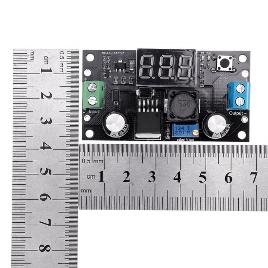 3pcs LM2596 DC-DC Step Down Adjustable Power Supply Module with LED Display 3-36V to 1.5-34V/3A