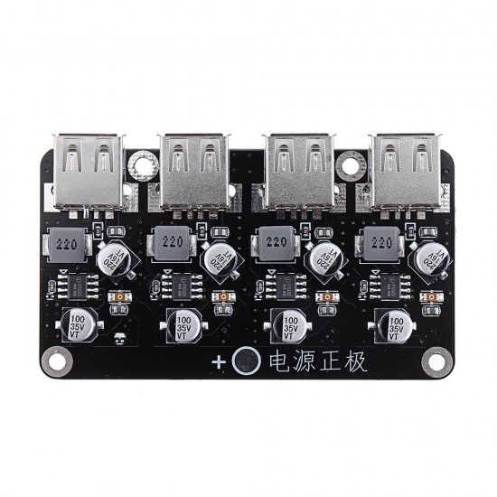 4 USB Fast Charging Module Board 12V24V to QC2.0 QC3.0 Step Down Power Supply Module 12V 24V 4 USB Fast Charging Module Board 12V24V to QC2.0 QC3.0 Step Down Power Supply Module 12V 24V