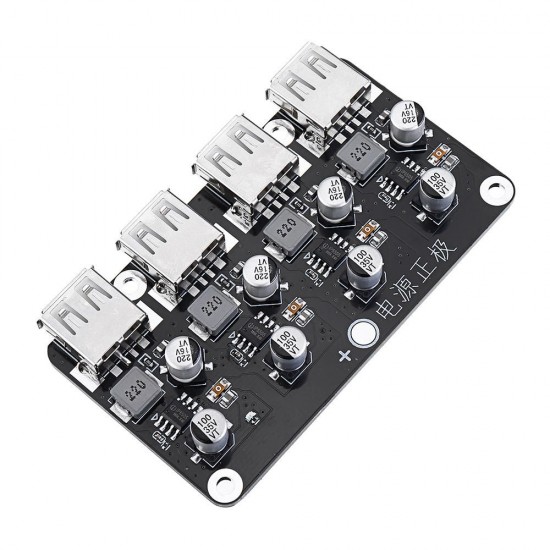 4 USB Fast Charging Module Board 12V24V to QC2.0 QC3.0 Step Down Power Supply Module 12V 24V 4 USB Fast Charging Module Board 12V24V to QC2.0 QC3.0 Step Down Power Supply Module 12V 24V