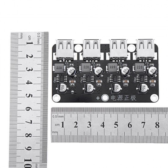 4 USB Fast Charging Module Board 12V24V to QC2.0 QC3.0 Step Down Power Supply Module 12V 24V 4 USB Fast Charging Module Board 12V24V to QC2.0 QC3.0 Step Down Power Supply Module 12V 24V