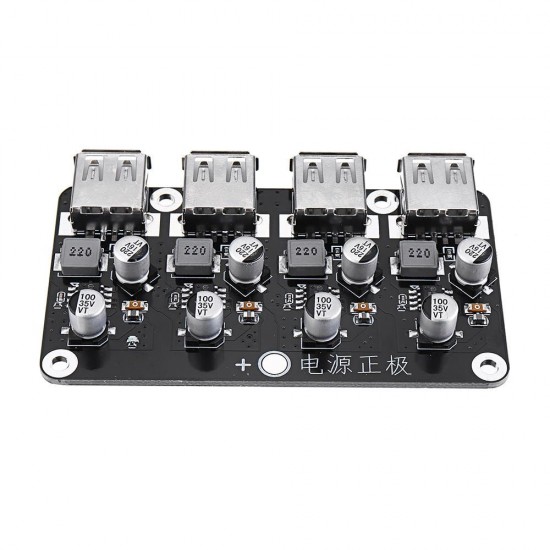4 USB Fast Charging Module Board 12V24V to QC2.0 QC3.0 Step Down Power Supply Module 12V 24V 4 USB Fast Charging Module Board 12V24V to QC2.0 QC3.0 Step Down Power Supply Module 12V 24V