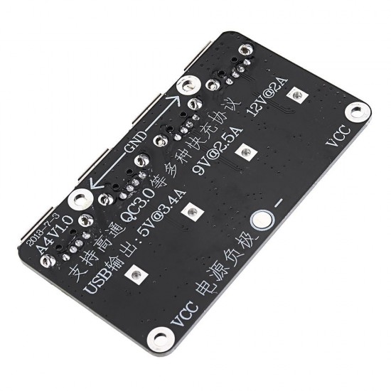 4 USB Fast Charging Module Board 12V24V to QC2.0 QC3.0 Step Down Power Supply Module 12V 24V