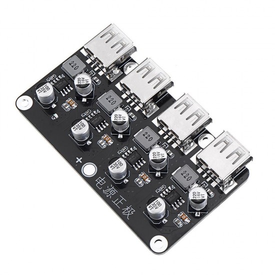 4 USB Fast Charging Module Board 12V24V to QC2.0 QC3.0 Step Down Power Supply Module 12V 24V 4 USB Fast Charging Module Board 12V24V to QC2.0 QC3.0 Step Down Power Supply Module 12V 24V