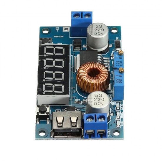 5A Constant Voltage Current Step Down Power Supply Module With USB Charging Power Bank Conversion Board