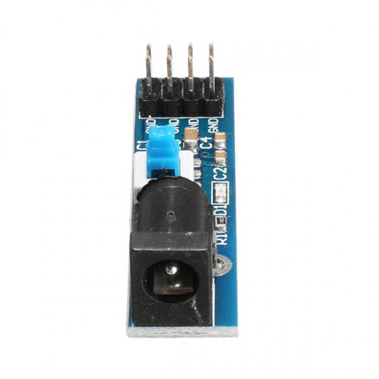5Pcs AMS1117 5V Power Supply Module With DC Socket And Switch
