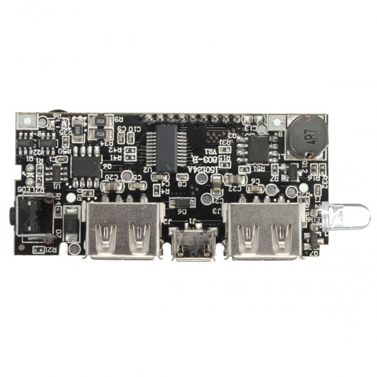 5Pcs Dual USB 5V 1A 2.1A Mobile Power Bank 18650 Battery Charger PCB Module Board 5Pcs Dual USB 5V 1A 2.1A Mobile Power Bank 18650 Battery Charger PCB Module Board
