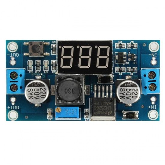 5Pcs LM2596 DC-DC Voltage Regulator Adjustable Step Down Power Supply Module With Display