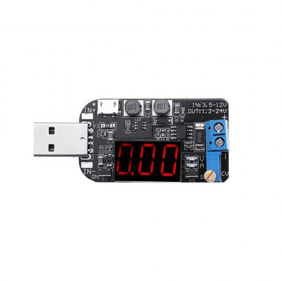 5pcs DC5V to 3.3V 9V 12V 18V 24V USB Adjustable Buck Boost Power Supply Module Voltage Regulator 5pcs DC5V to 3.3V 9V 12V 18V 24V USB Adjustable Buck Boost Power Supply Module Voltage Regulator