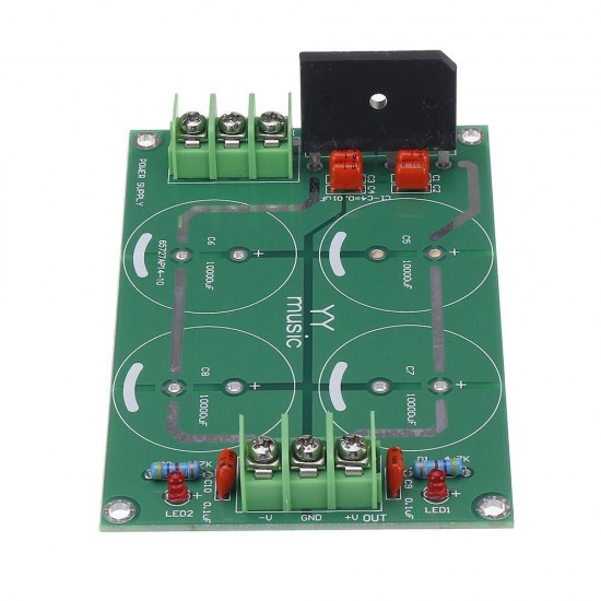 5pcs Dual Power Supply Module Rectifier Filter Bare Board For Amplifier Speaker Audio Module