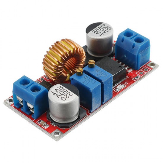 5pcs Output 1.25-36V 5A Constant Current Constant Voltage Lithium Battery Charger Step Down Power Supply Module LED Driver High Power Low Ripple High Efficiency Short Circuit Protection Function