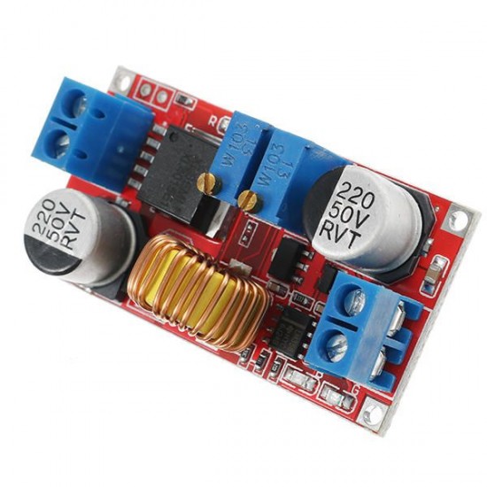 5pcs Output 1.25-36V 5A Constant Current Constant Voltage Lithium Battery Charger Step Down Power Supply Module LED Driver High Power Low Ripple High Efficiency Short Circuit Protection Function