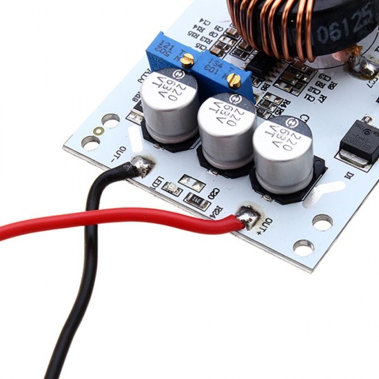 600W Aluminum Step Up Constant Voltage Current Adjustable Power Supply Module