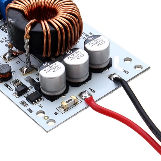 600W Aluminum Step Up Constant Voltage Current Adjustable Power Supply Module