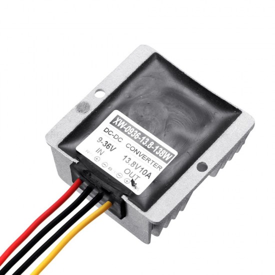9-36V to 13.8V 10A Boost Buck Regulator 12V 24V to 13.8V 138W Automatic Step up and Step Down Power Supply Converter Module 9-36V to 13.8V 10A Boost Buck Regulator 12V 24V to 13.8V 138W Automatic Step up and Step Down Power Supply Converter Module