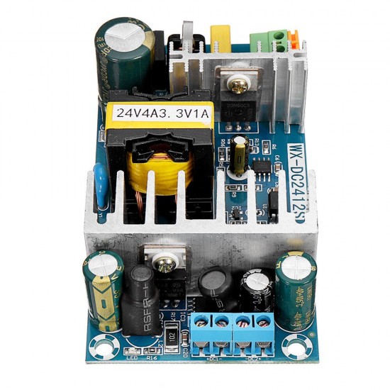 AC-DC 24V4A 3.3V1A Dual Switch Power Supply Module Isolation Dual Output Power Supply Bare Board AC-DC 24V4A 3.3V1A Dual Switch Power Supply Module Isolation Dual Output Power Supply Bare Board