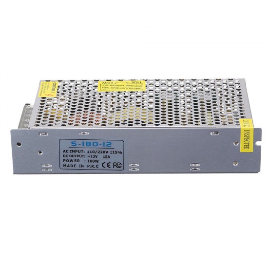 AC110V/220V to DC12V 15A 180W Switching Power Supply 198*98*42mm AC110V/220V to DC12V 15A 180W Switching Power Supply 198*98*42mm