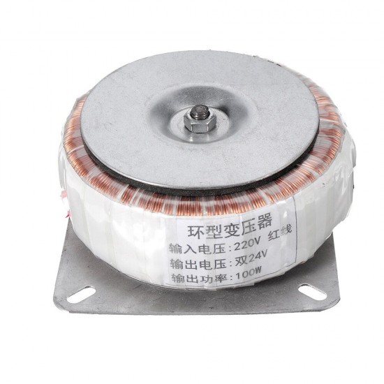 AC220V to Dual 24V+24V 100W+100W Toroidal Transformer Power Supply Suitable For High Power 100W Amplifier Board AC220V to Dual 24V+24V 100W+100W Toroidal Transformer Power Supply Suitable For High Power 100W Amplifier Board