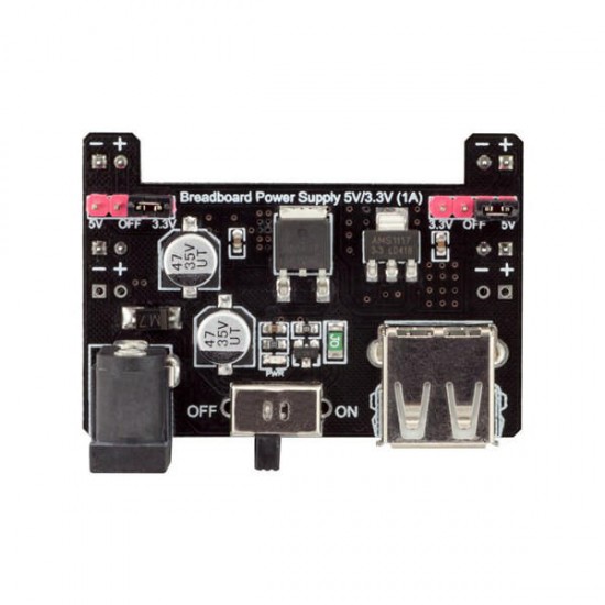 Breadboard Power Supply 5V/3.3V 1A Module Board