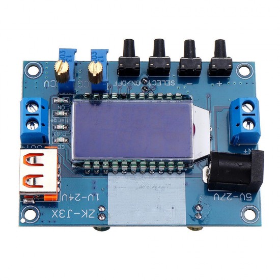 DC-DC 12V to 9V/5V LCD Voltage Regulator Power Supply Digital Step Down Module with USB Charging Capacity Display