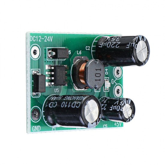 DC to DC Input DC12-24V Dual Output 5V/12V DC-DC Switching Power Supply Module DC to DC Input DC12-24V Dual Output 5V/12V DC-DC Switching Power Supply Module
