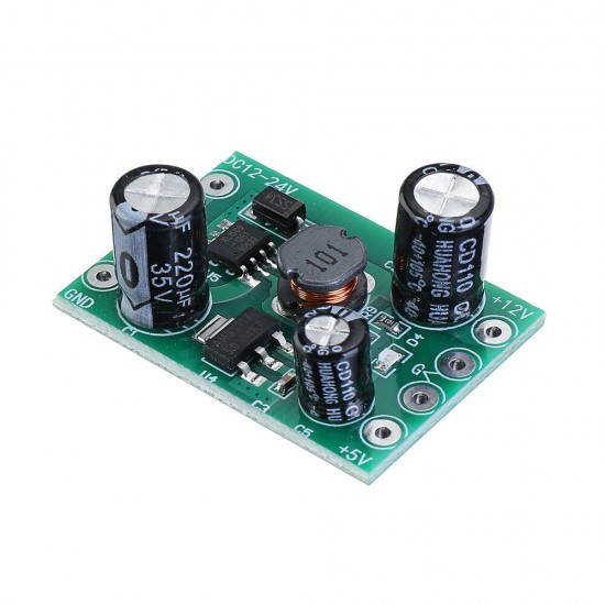 DC to DC Input DC12-24V Dual Output 5V/12V DC-DC Switching Power Supply Module DC to DC Input DC12-24V Dual Output 5V/12V DC-DC Switching Power Supply Module
