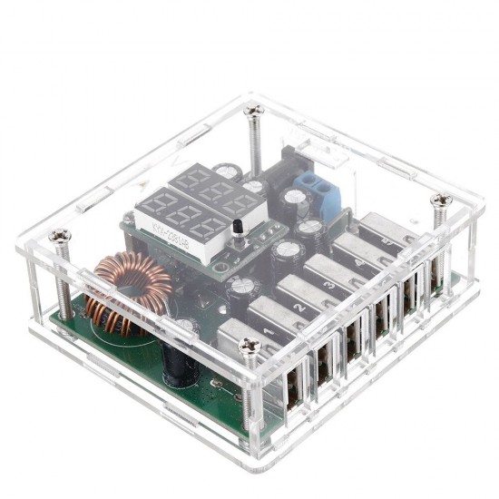 DC10-30V to DC5V 12A Car Power Charging Module with Shell Power Supply Board DC10-30V to DC5V 12A Car Power Charging Module with Shell Power Supply Board