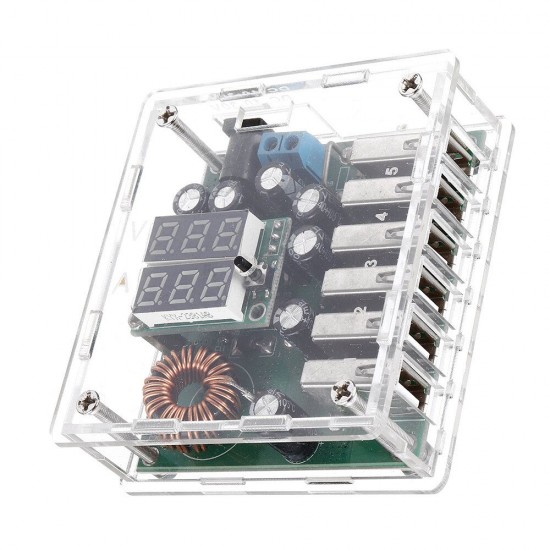 DC10-30V to DC5V 12A Car Power Charging Module with Shell Power Supply Board DC10-30V to DC5V 12A Car Power Charging Module with Shell Power Supply Board