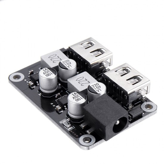 Dual USB Fast Charge Buck Module DC6-32V to 3-12V 24W * 2 Supports QC2.0 3.0 Huawei FCP Fast Charge