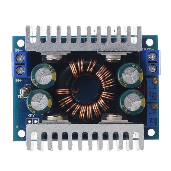 8A DC5-30V to DC1.25-30V 150KHz Automatic Step Up Step Down Adjustable Power Module Voltage Regulation With Short Circuit / Overtemperature Protection