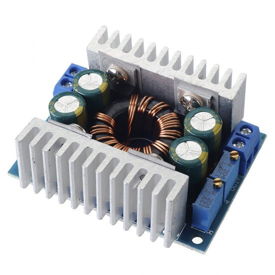 8A DC5-30V to DC1.25-30V 150KHz Automatic Step Up Step Down Adjustable Power Module Voltage Regulation With Short Circuit / Overtemperature Protection