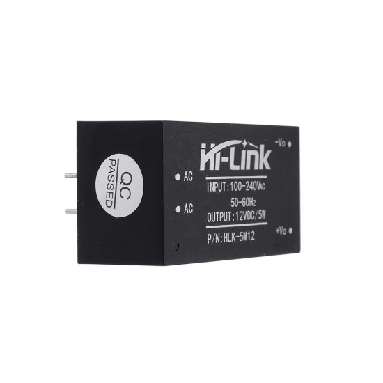 HLK-5M12 AC 100-240V to DC 12V 5W AC-DC Low Ripple Switching Power Supply Module Power Step Down Buck Regulator