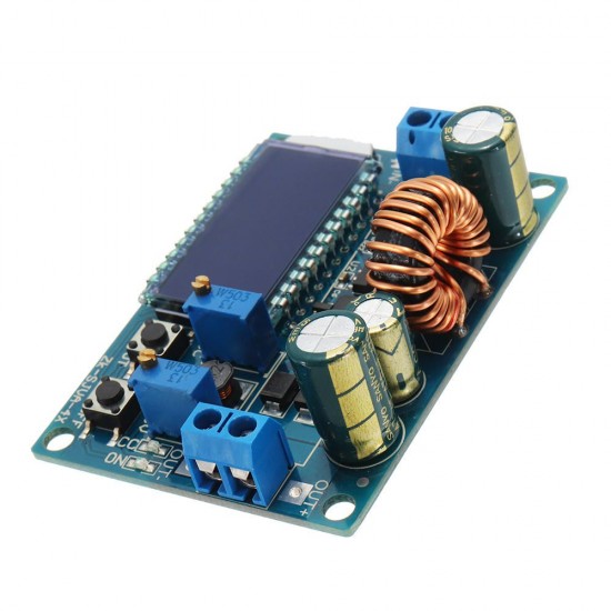 LCD Digital Display Buck-Boost Power Supply Module Board Constant Voltage Constant Current Crystal Voltmeter Ammeter Adjustable