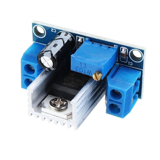 LM317 DC-DC Converter Buck Step Down Module Linear Regulator Adjustable Voltage Regulator Power Supply Board LM317 DC-DC Converter Buck Step Down Module Linear Regulator Adjustable Voltage Regulator Power Supply Board