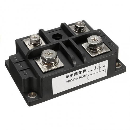 MDQ 400A Amp 1600V Power Single Phase Diode Metal Case Bridge Rectifier 4 Pins MDQ 400A Amp 1600V Power Single Phase Diode Metal Case Bridge Rectifier 4 Pins