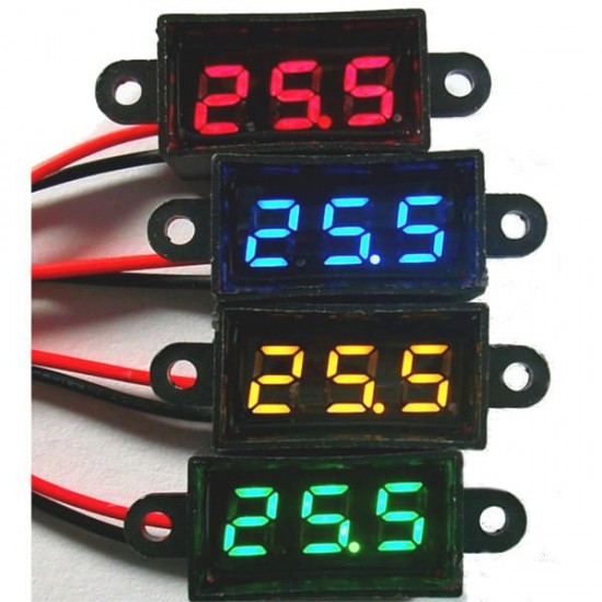 0.28 Inch Mini Waterproof Volt Meterr 3.5-30V Digital Voltage Tester Meter 0.28 Inch Mini Waterproof Volt Meterr 3.5-30V Digital Voltage Tester Meter