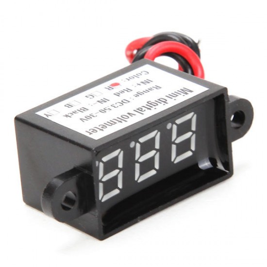 0.28 Inch Mini Waterproof Volt Meterr 3.5-30V Digital Voltage Tester Meter 0.28 Inch Mini Waterproof Volt Meterr 3.5-30V Digital Voltage Tester Meter