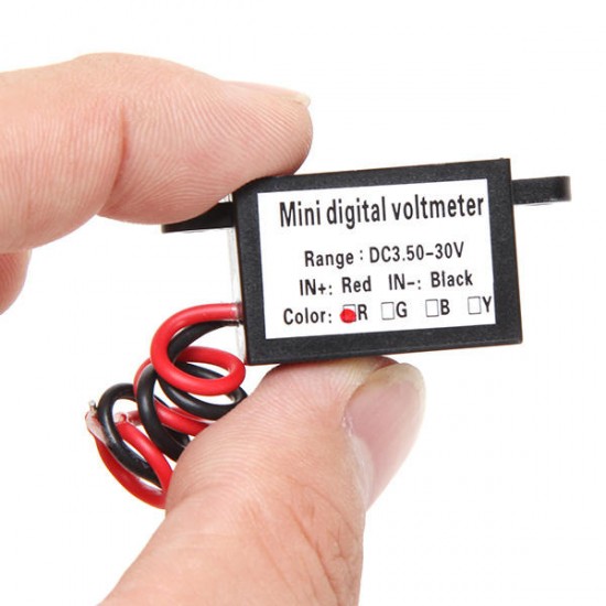 0.28 Inch Mini Waterproof Volt Meterr 3.5-30V Digital Voltage Tester Meter 0.28 Inch Mini Waterproof Volt Meterr 3.5-30V Digital Voltage Tester Meter